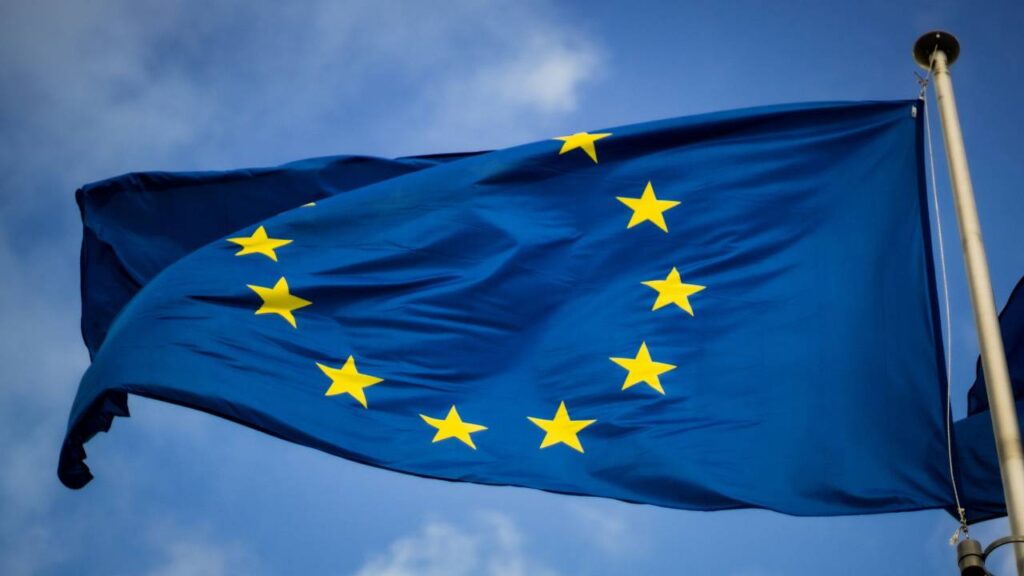 The flag of the European Union